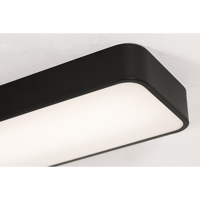 AFX BAYL2408LAJUD BAYF Series Bailey 1-lt 24" LED Flush Mount, CCT Selectable