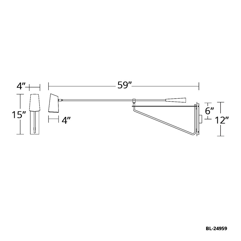 Modern Forms BL-24959 Stylus 1-lt 59" LED Task Light