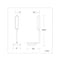 dweLED BL-49018 Eero 8" Tall LED Swing Arm Light