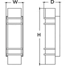 AFX BLW516 Blaine 16" LED Outdoor Sconce