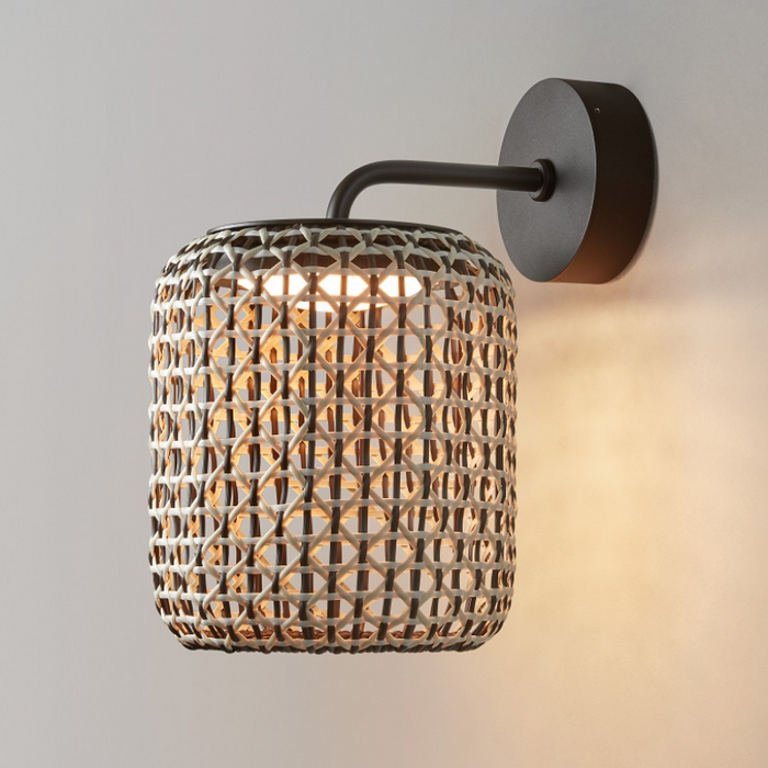 Bover Nans A/02 1-lt 14" Tall LED Outdoor Wall Sconce, TRIAC