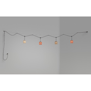 Bover Nans Catenary S/16/4L 4-lt 197" LED Outdoor Muti Light Pendant