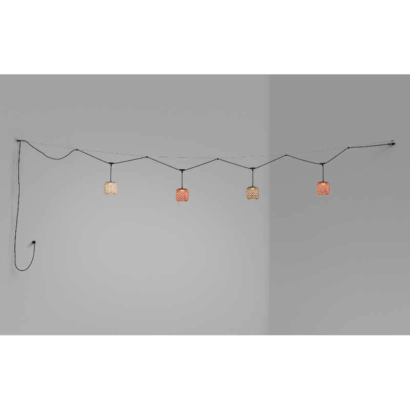 Bover Nans Catenary S/16/4L 4-lt 197" LED Outdoor Muti Light Pendant