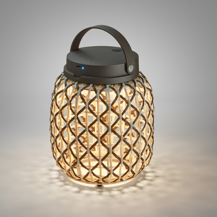 Bover Nans M/21/R 1-lt 8" Tall LED Table Lamp