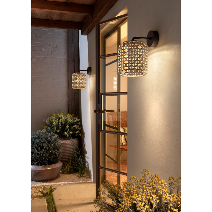Bover Nans A/02 1-lt 14" Tall LED Outdoor Wall Sconce, TRIAC