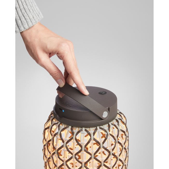 Bover Nans M/21/R 1-lt 8" Tall LED Table Lamp