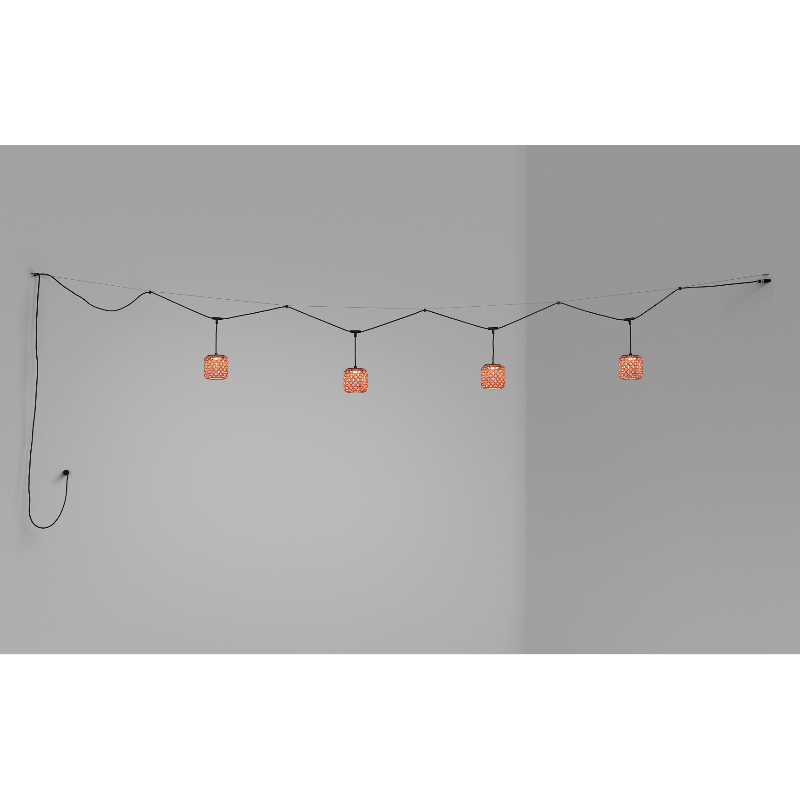 Bover Nans Catenary S/16/4L 4-lt 197" LED Outdoor Muti Light Pendant