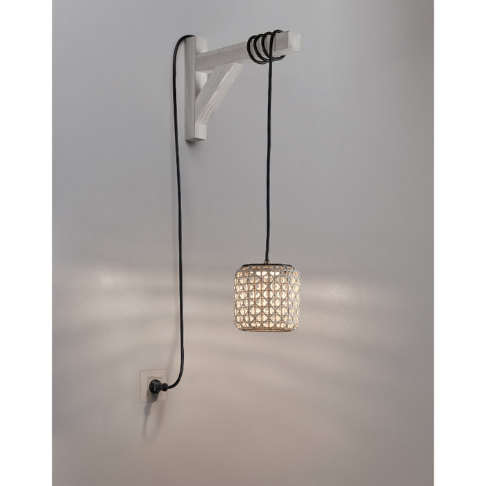 Bover Nans S/16/H 1-lt 7" LED Outdoor Pendant