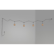 Bover Nans Catenary S/16/4L 4-lt 197" LED Outdoor Muti Light Pendant