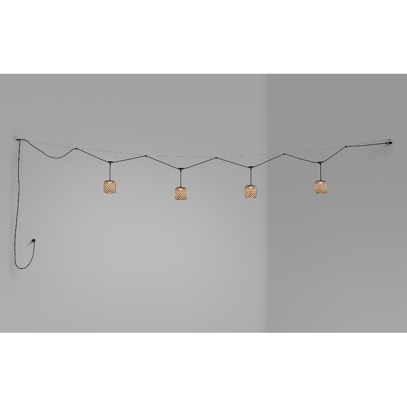 Bover Nans Catenary S/16/4L 4-lt 197" LED Outdoor Muti Light Pendant