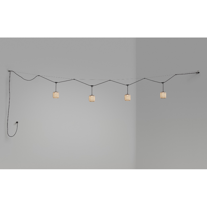 Bover Nans Catenary S/16/4L 4-lt 197" LED Outdoor Muti Light Pendant