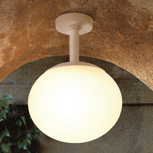 Bover Elipse PF/50 2-lt 20" LED Outdoor Semi-Flushmount