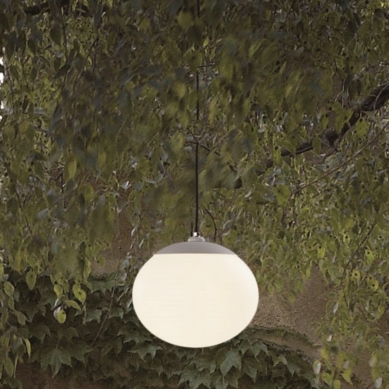 Bover Elipse S/30 2-lt 12" LED Outdoor Pendant