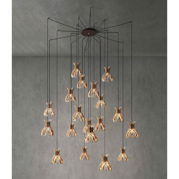 Bover Domita S/20/19L 19-lt 77" LED Pendant