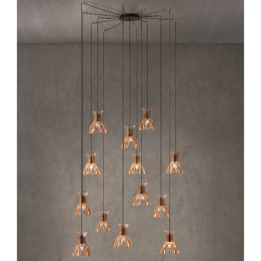 Bover Domita S/20/13L 13-lt 77" LED Pendant