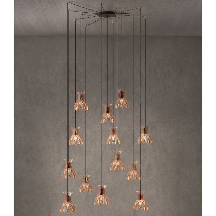 Bover Domita S/20/13L 13-lt 77" LED Pendant