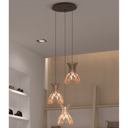 Bover Domita S/20/3L 3-lt 17" LED Pendant