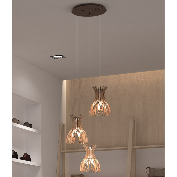 Bover Domita S/20/3L 3-lt 17" LED Pendant