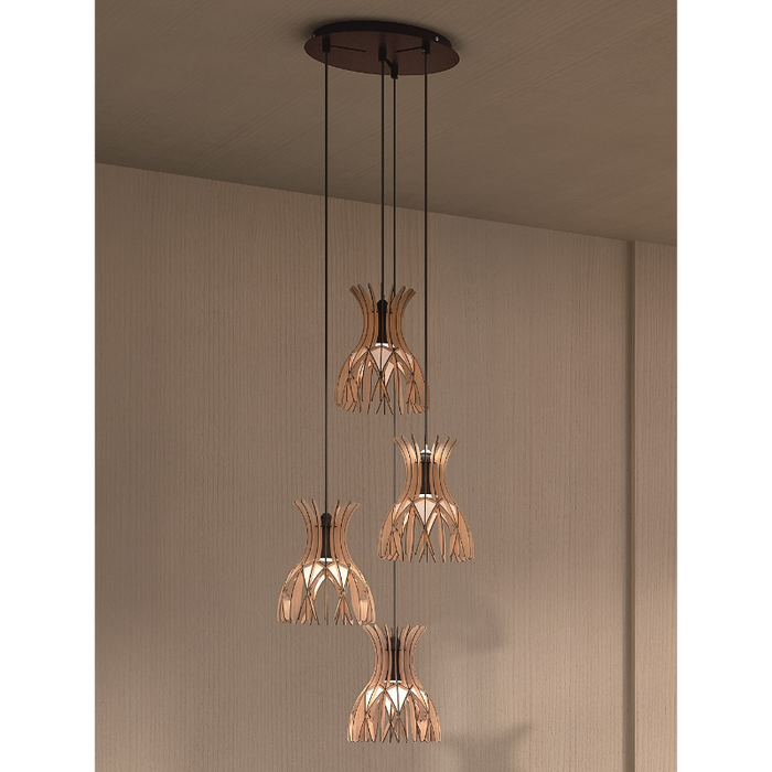 Bover Domita S/20/4L 4-lt 17" LED Pendant