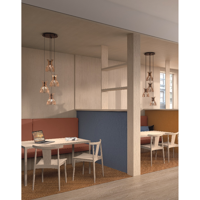 Bover Domita S/20/4L 4-lt 17" LED Pendant