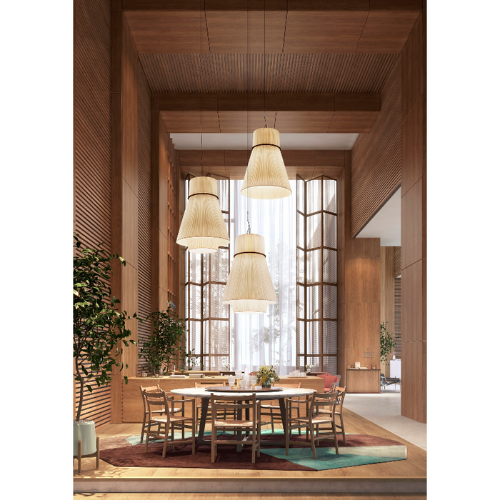 Bover Folie S/70.2 5-lt 28" LED Pendant