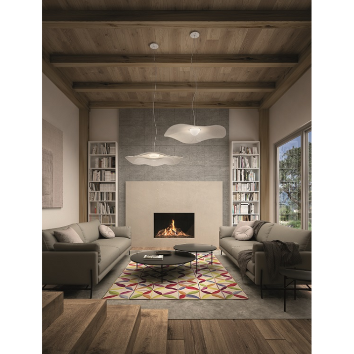 Bover Mediterrania S/105 1-lt 41" LED Pendant, 0-10V Dimmable