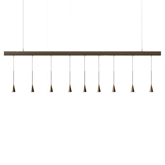 Bover Skybell Linear S/9L/23 9-lt 92" LED Pendant, Up and Down Light