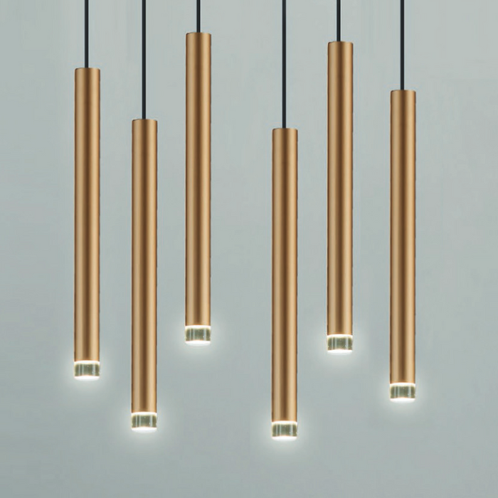 Bover Candle 6-lt 12" LED Pendant