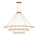 Bover Circular S/3L 3-lt 119" LED Pendant, Outward Light - Gold