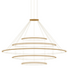 Bover Circular S/5L 5-lt 119" LED Pendant, Outward Light - Gold