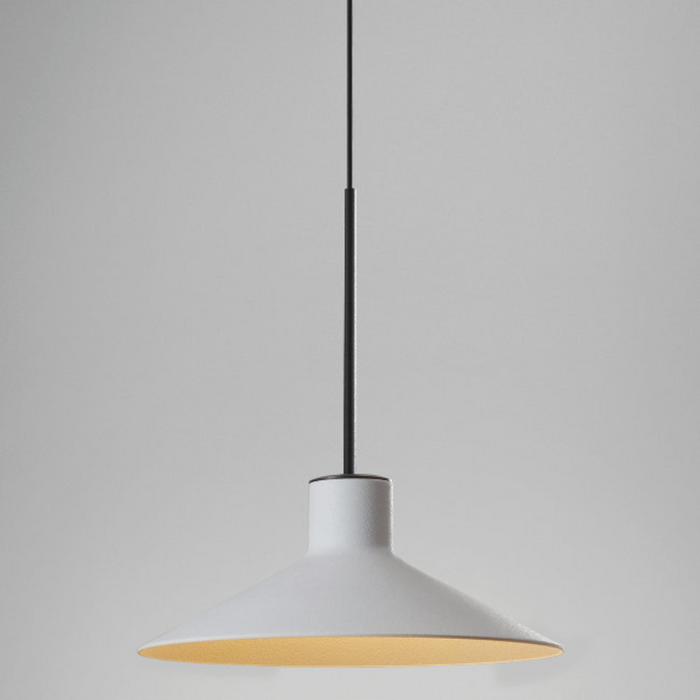 Bover Platet S/20 1-lt 8" LED Pendant, 0-10V-Light Grey