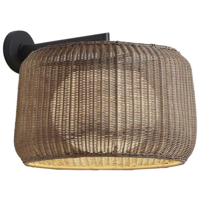 Bover Fora A 1-lt 20" LED Outdoor Wall Sconce, TRIAC Dimming-Natural White/Light Beige