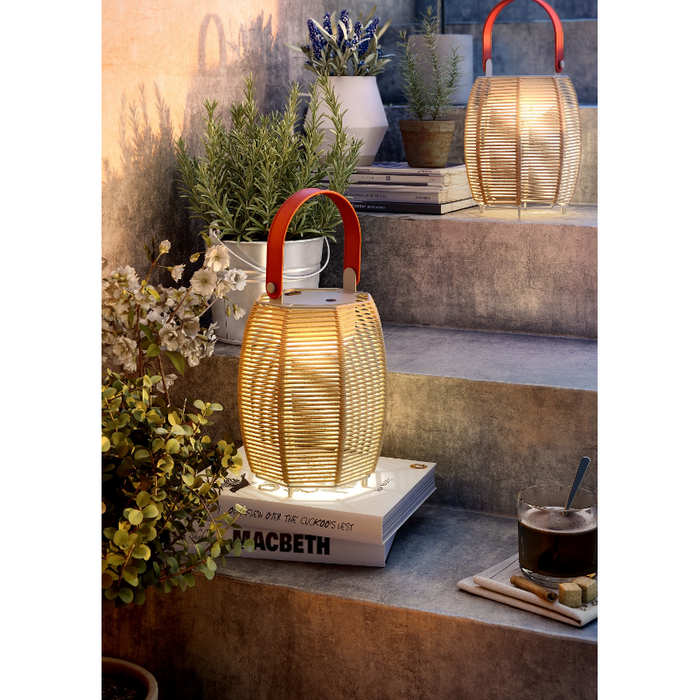 Bover Tanit M/29/R 1-lt 11" Tall LED Table Lamp