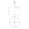 Matteo C45103 Deroga Affair 3-lt 18" Pendant