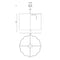 Matteo C45104 Deroga Affair 4-lt 24" Pendant