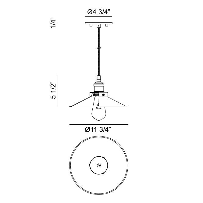 Matteo C46112 Bulstrode's Workshop 1-lt 12" Pendant