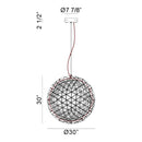Matteo C48630 Manhattan 162-lt 30" LED Chandelier