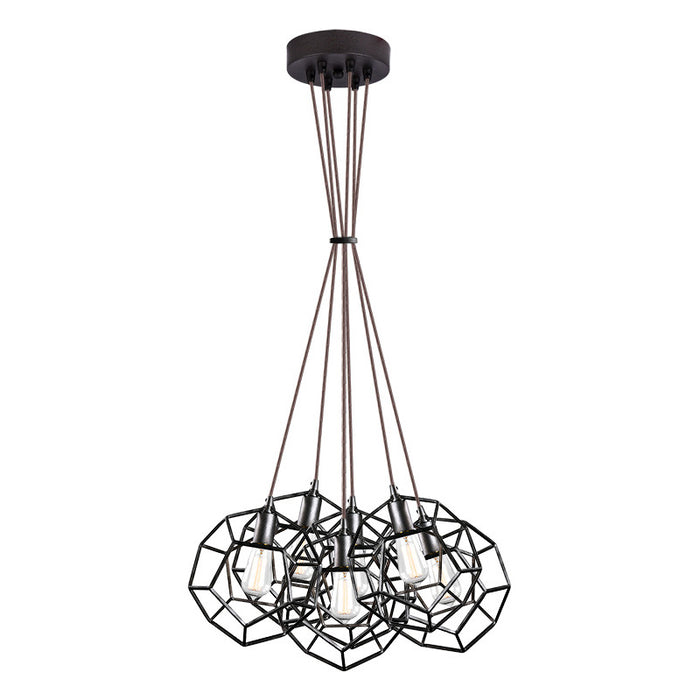 Matteo C54636 Geometry Series 6-lt 25" Pendant