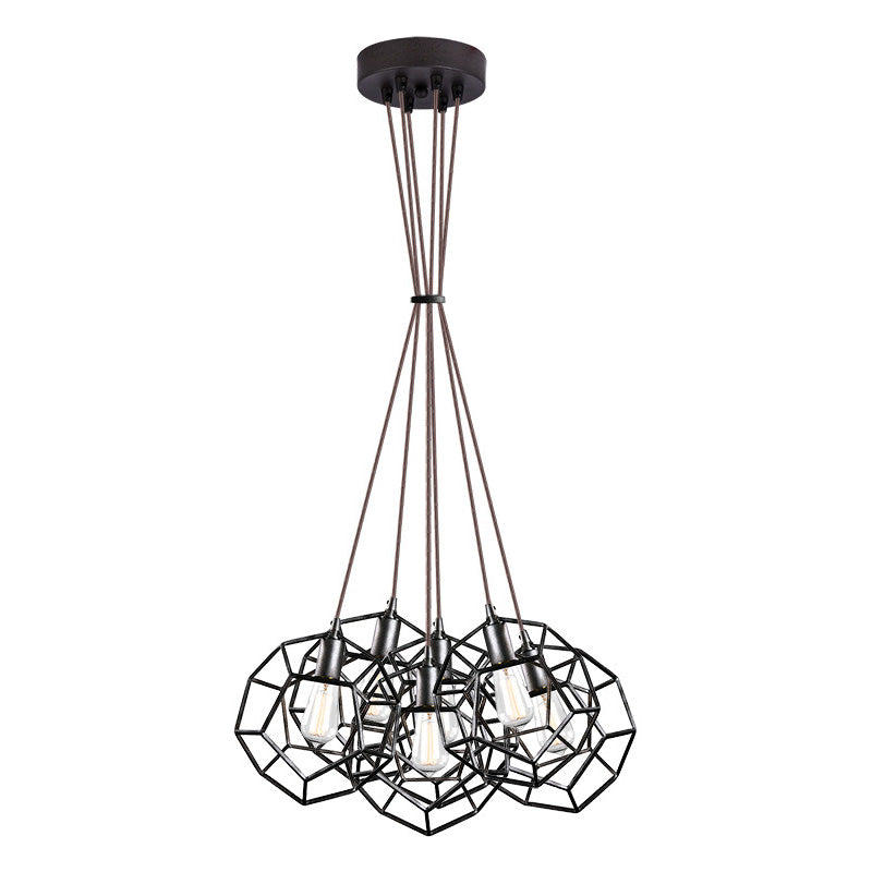 Matteo C54636 Geometry Series 6-lt 25" Pendant