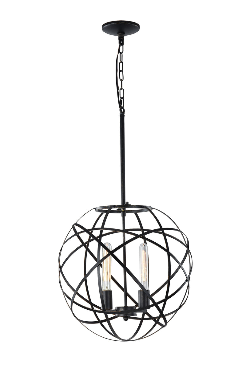 Matteo C57802 Atom 2-lt 18" Pendant
