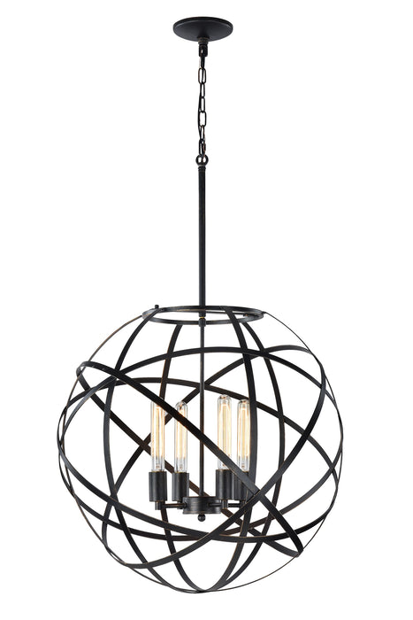 Matteo C57804 Atom 4-lt 23" Pendant