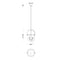 Matteo C58704 Ceramiche 4-lt 15" Pendant
