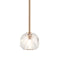Matteo C61401 Rosa 1-lt 4" Pendant