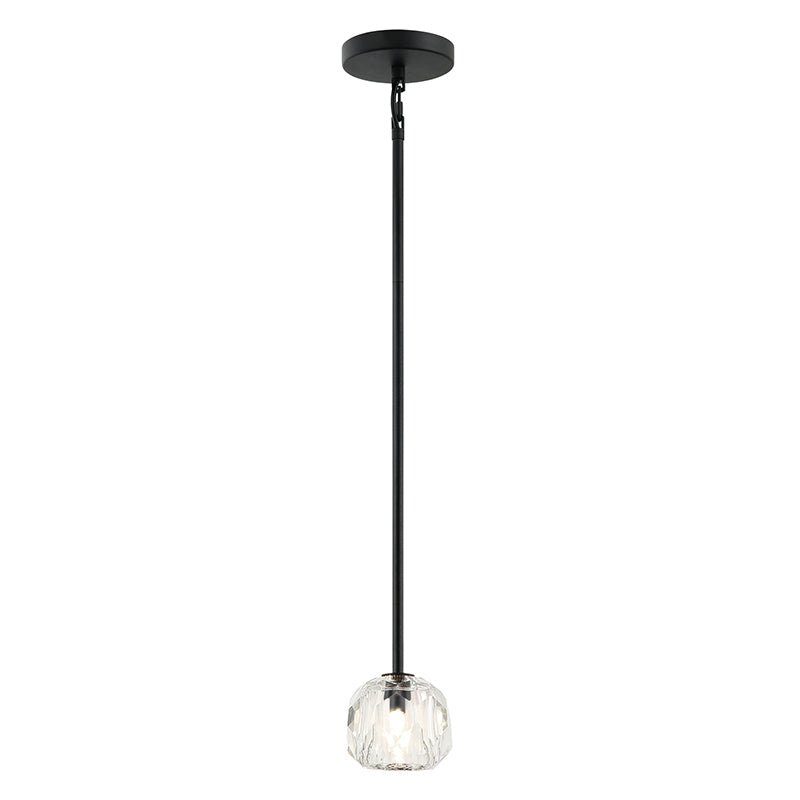 Matteo C61401 Rosa 1-lt 4" Pendant