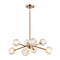 Matteo C61408 Rosa 8-lt 27" Chandelier