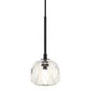 Matteo C61411 Rosa 1-lt 4" Pendant with Fabric Cord