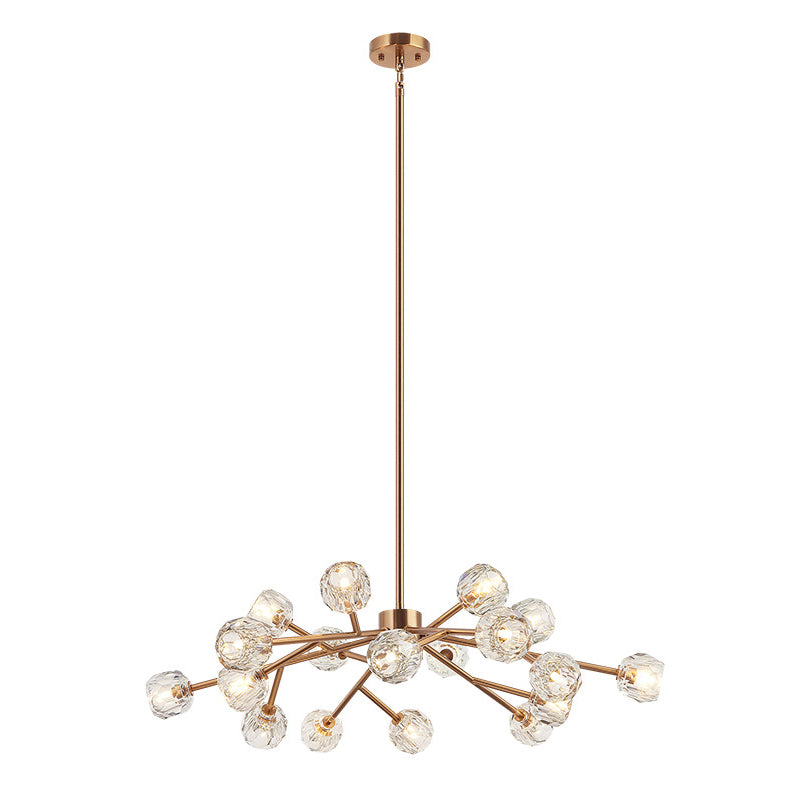 Matteo C61418 Rosa 18-lt 46" Chandelier