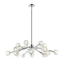 Matteo C61418 Rosa 18-lt 46" Chandelier
