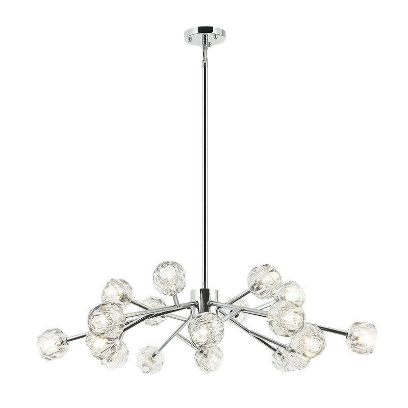 Matteo C61418 Rosa 18-lt 46" Chandelier