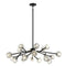 Matteo C61418 Rosa 18-lt 46" Chandelier